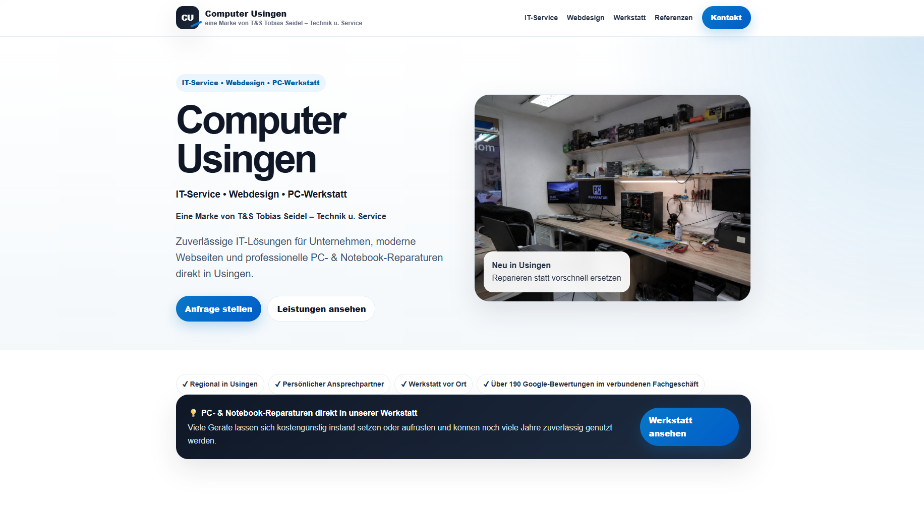 Computer Usingen Website
